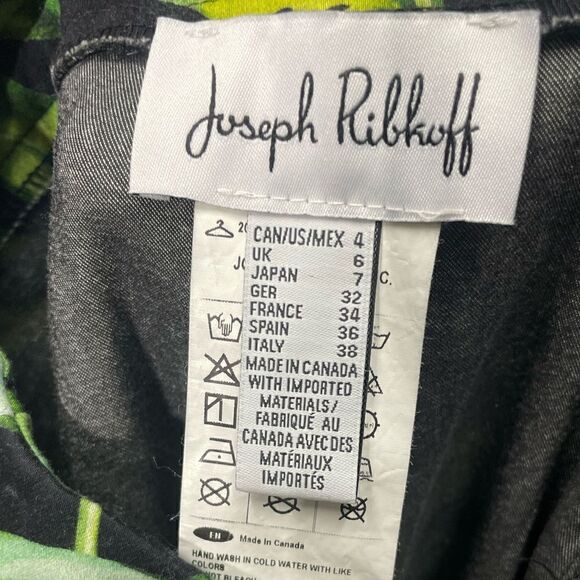 Joseph Ribkoff Cropped Monstera Print Pants NWOT - Picture 5 of 7